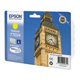 Tinta Epson T7034 L Amarillo 800 páginas (C13T70344010)