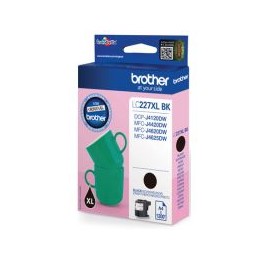 Tinta Brother XL Negro 1200 páginas (LC227XLBKBP)