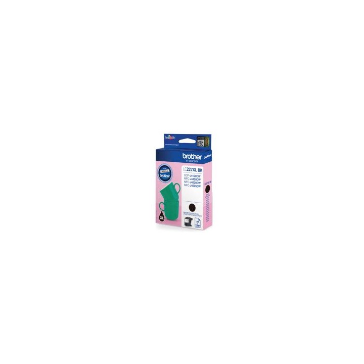 Tinta Brother XL Negro 1200 páginas (LC227XLBKBP)