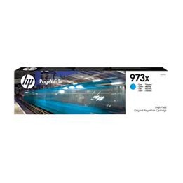 Tinta HP PageWide 973X Cian 86ml 7000 páginas (F6T81AE)