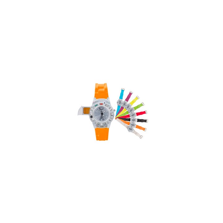 Bi-Watchphone OLYMPIA Manos Libres, Agua Resist.Naranja