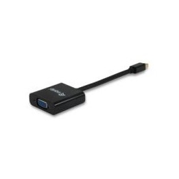 Cable EQUIP Mini DP/M a VGA/H 0.17m Negro (EQ133432)