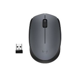 Ratón LOGITECH M170 Wireless 2.4Ghz Gris (910-004642)