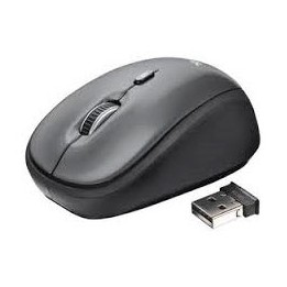 Ratón Trust Yvi Óptico Wireless RF 1600dp Negro (18519)