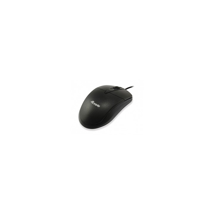 Ratón EQUIP Life Óptico USB-A 1000dpi Negro (EQ245102)