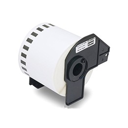 Cinta de Papel BROTHER 62mm Negro/Blanco (DK-44205)