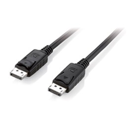 Cable EQUIP DP/M a DP/M 3m Negro (EQ119333)