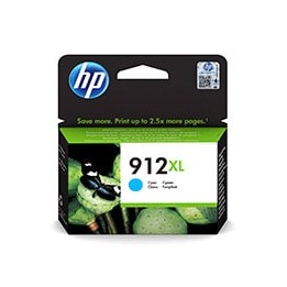 Tinta HP 912XL Cian 8.5ml 700 páginas (3YL81AE)