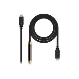 Nanocable HDMI A/M a HDMI A/M 25m Negro (10.15.1825)