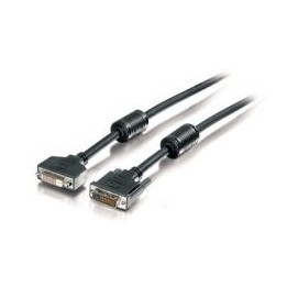 Cable EQUIP DVI-D/M a DVI-D/M 1.8m Negro (EQ118932)