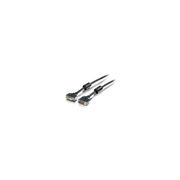 Cable EQUIP DVI-D/M a DVI-D/M 1.8m Negro (EQ118932)