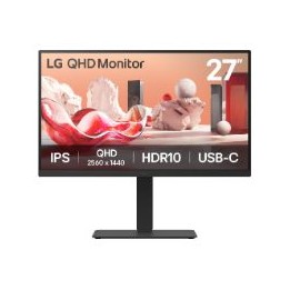 Monitor LG 27" IPS QHD Pivot/Reg USB-C DC(27BA75QB-T))