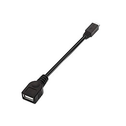 Cable AISENS USB-A/M a mUSB-B/H 15cm Negro (A101-0031)