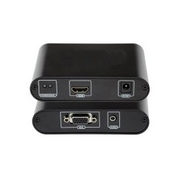Conversor Nanocable VGA a HDMI/3.5mm 1m (10.16.2101-BK)