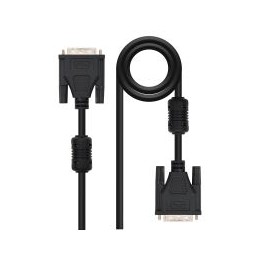 Nanocable DVI/M a DVI/M 5m Negro (10.15.0605)