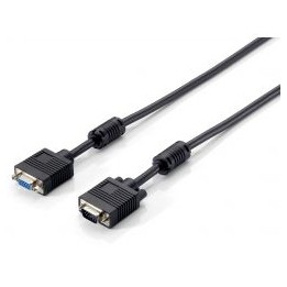 Cable EQUIP VGA/M a VGA/H 15m Negro (EQ118805)