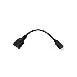 Nanocable mUSB-A/M a USB-A/H 15cm Negro (10.01.3000)