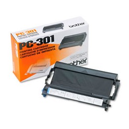 Cartucho y Bobina BROTHER para FAX 235 páginas (PC-301)