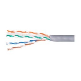 Bobina EQUIP Cat.6 U/UTP 305m Gris (EQ40146807)