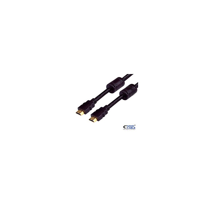 Nanocable HDMI A/M a HDMI A/M 3m Negro (10.15.1803)