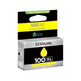 Tinta Lexmark 100XL Amarillo (14N1071E)