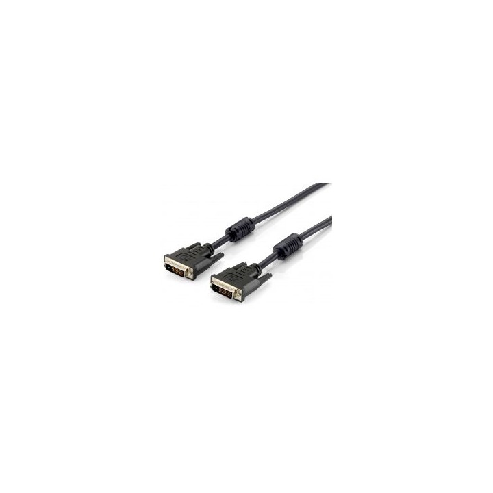 Cable EQUIP DVI-D/M a DVI-D/M 5m Negro (EQ118935)