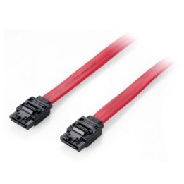 Cable EQUIP SATA3/M 0.5m Negro/Rojo (EQ111900)