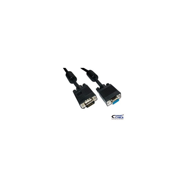 Nanocable VGA/M a VGA/H 1.8m Negro (10.15.0202)
