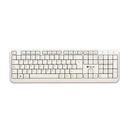 Teclado NGS Multimedia Spike USB 12 Teclas Blanco