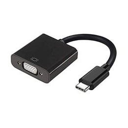 Cable AISENS USB-C/M a VGA/H 15cm Negro (A109-0347)