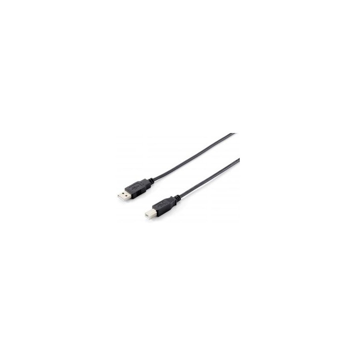 Cable EQUIP USB-A/M a USB-B/M 1m Negro (EQ128863)