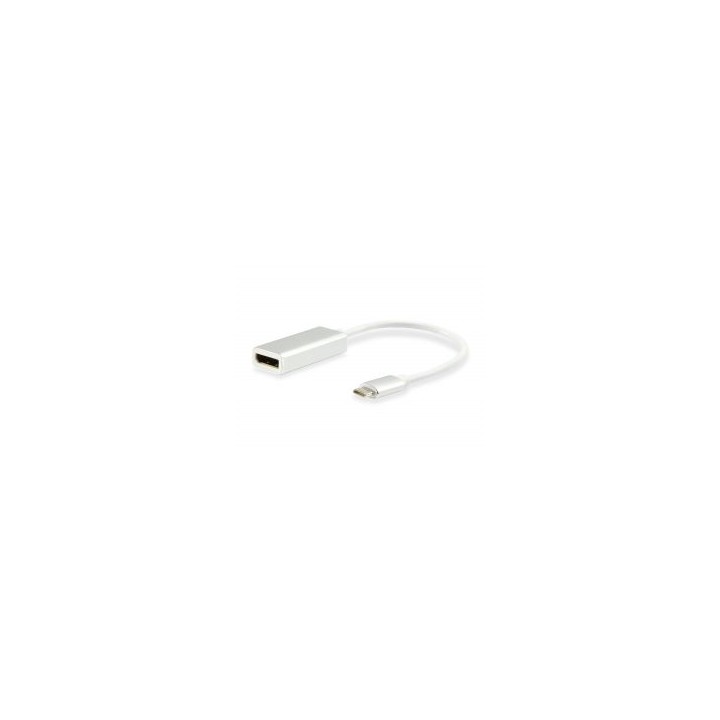 Cable EQUIP USB-C/M a DP/H 15cm Blanco (EQ133458)