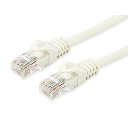 Cable EQUIP RJ45 Cat.6a U/UTP 0.5m Blanco (EQ603001)