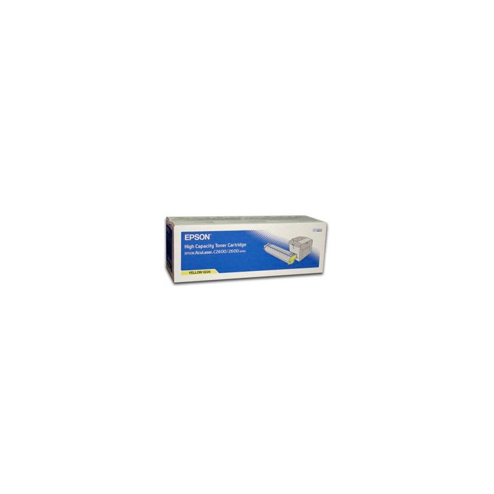 Toner Epson Laser C2600 Amarillo 5000 pág (C13S050226)