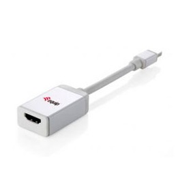 Cable EQUIP Mini DP/M a HDMI/H Beige/Blanco (EQ133434)