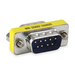 Adaptador EQUIP RS232 DB9/M a DB9/M Plata (EQ124300)
