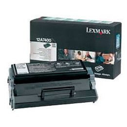 Toner Lexmark Laser Negro 3000 páginas (12A7400)