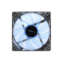 Ventilador UNYKA 120mm LED Azul/Transparente (51791)