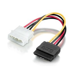 Cable Alimentación EQUIP Molex (4-pin) a SATA(EQ112050)