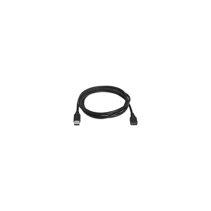 Cable Nanocable USB-A/M a USB-A/H 3m (10.01.0903-BK)