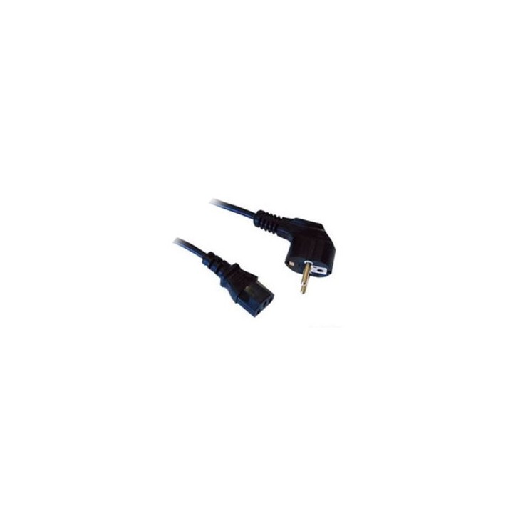 Nanocable CEE7/M a C13/H 1.5m Negro (10.22.0102)
