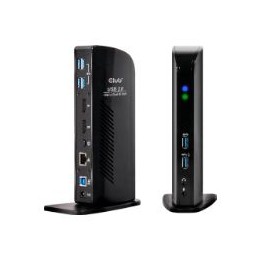 Docking Club 3D USB-A/C a USB-A+B+DP+RJ45 CSV-1460