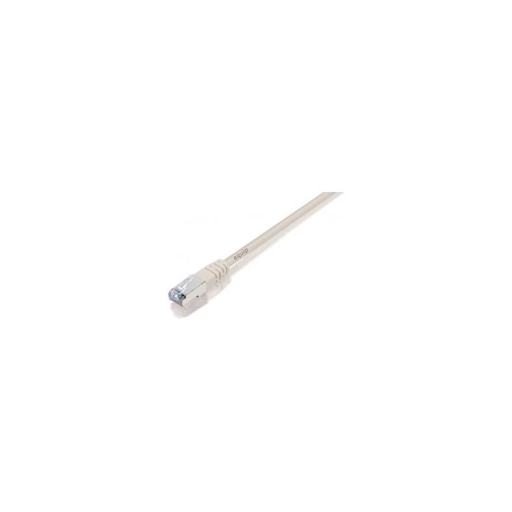 Cable EQUIP RJ45 Cat.5e F/UTP 0.5m Beige (EQ225417)