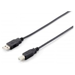 Cable EQUIP USB-A/M a USB-B/M 5m Negro (EQ128862)