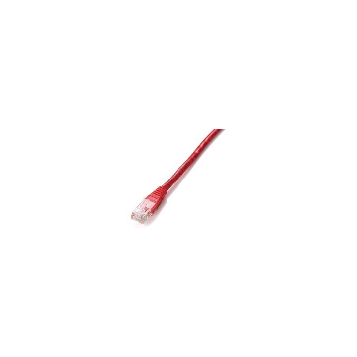 Cable EQUIP RJ45 Cat.5e U/UTP AWG26 3m Rojo (EQ825422)