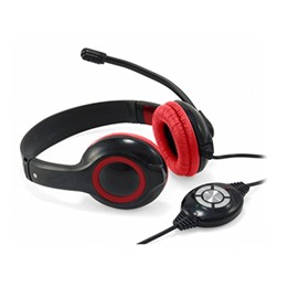 Auric+Micro CONCEPTRONIC USB Negro/Rojo (CCHATSTAR2U2R)