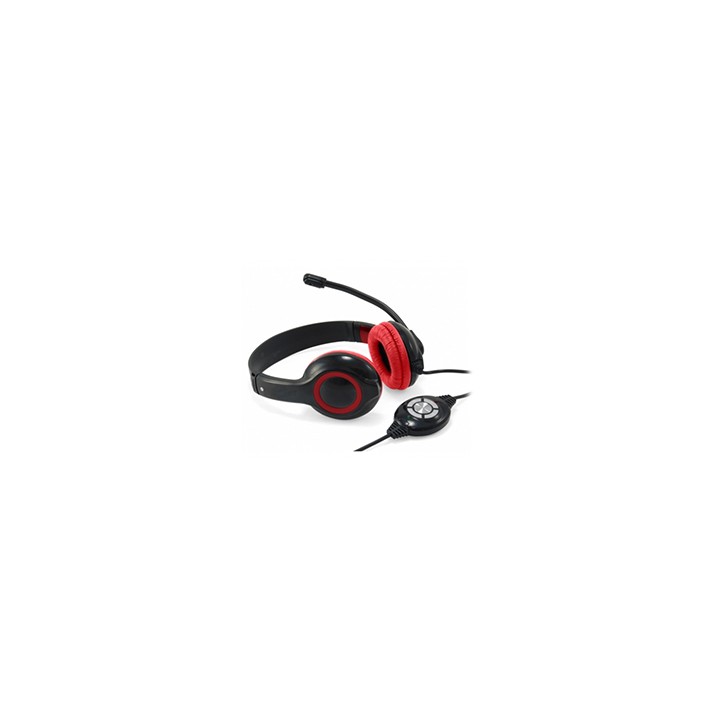 Auric+Micro CONCEPTRONIC USB Negro/Rojo (CCHATSTAR2U2R)