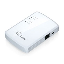Router Air Live WiFi 4 1xUSB 2.0 Blanco (TRAVELER3G)