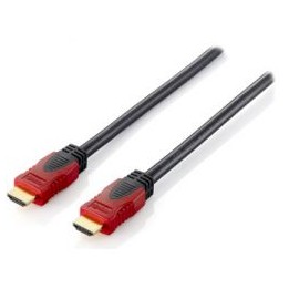 Cable EQUIP HDMI A/M 1m Negro/Rojo (EQ119341)