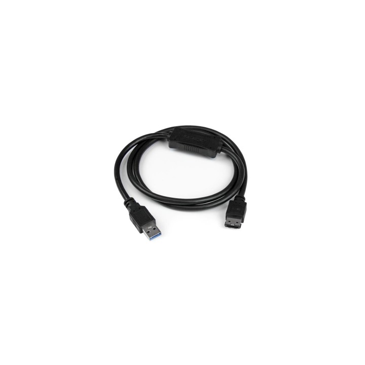 StarTech.com Cable de 91cm Adaptador USB 3.0 a eSATA para Disco Duro o SSD - SATA de 6 Gbps negro